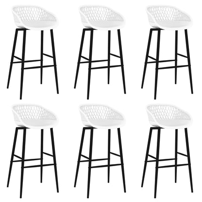 vidaXL 7-tlg. Bar-Set Weiß