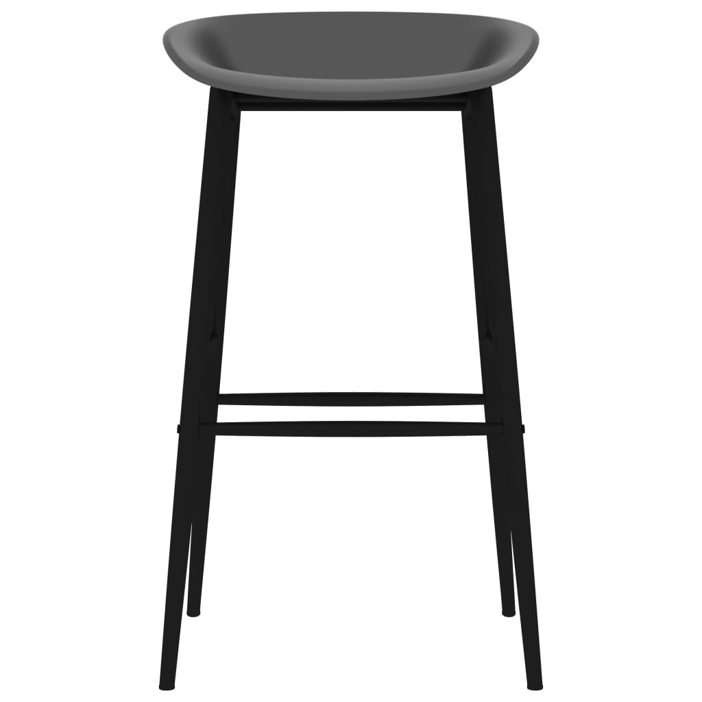 vidaXL 5-tlg. Bar-Set Weiß und Grau