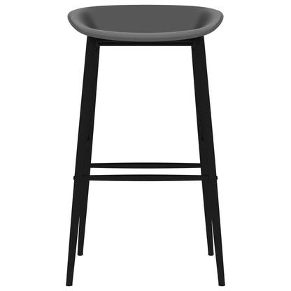 vidaXL 5-tlg. Bar-Set Weiß und Grau