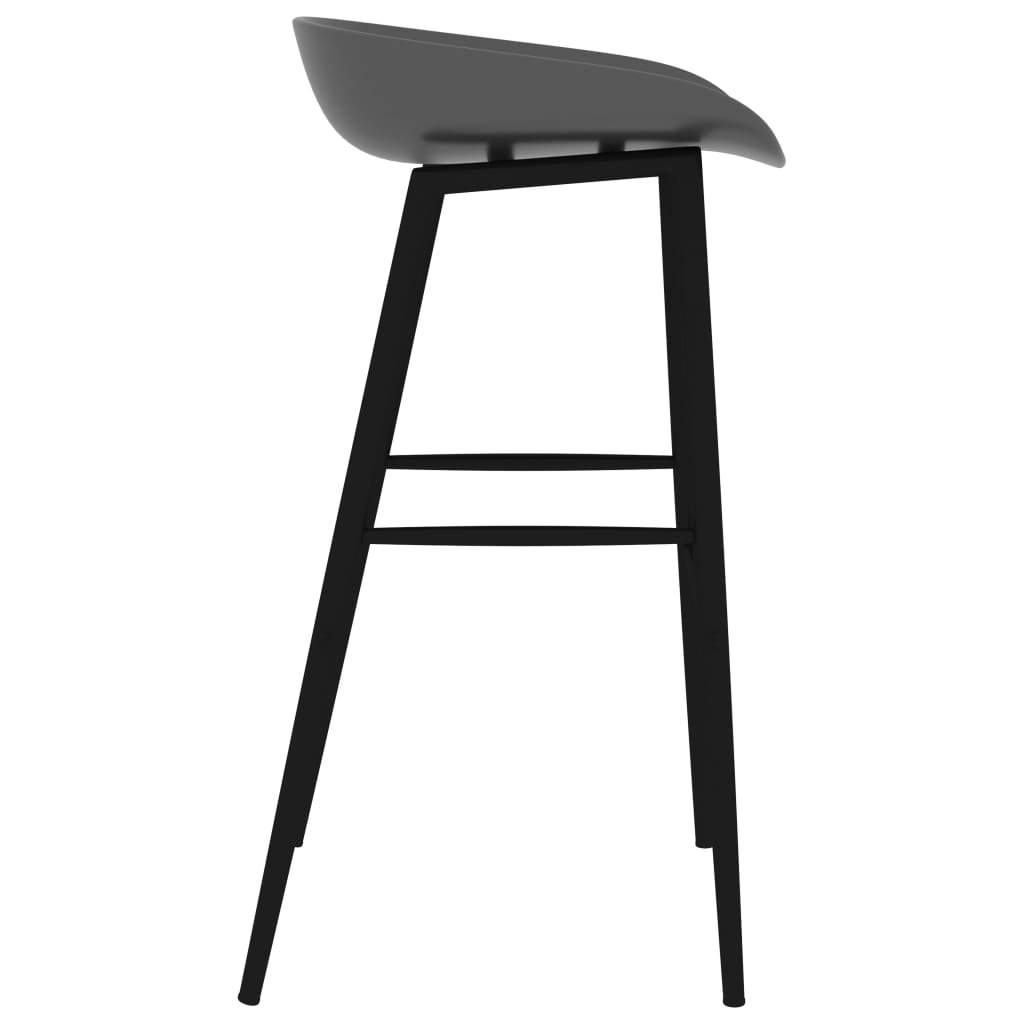 vidaXL 5-tlg. Bar-Set Weiß und Grau