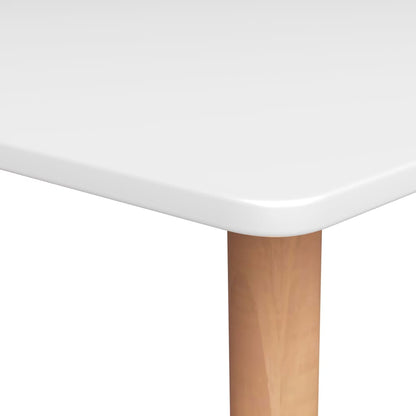 vidaXL Ensemble de bar 7 pcs Blanc et noir