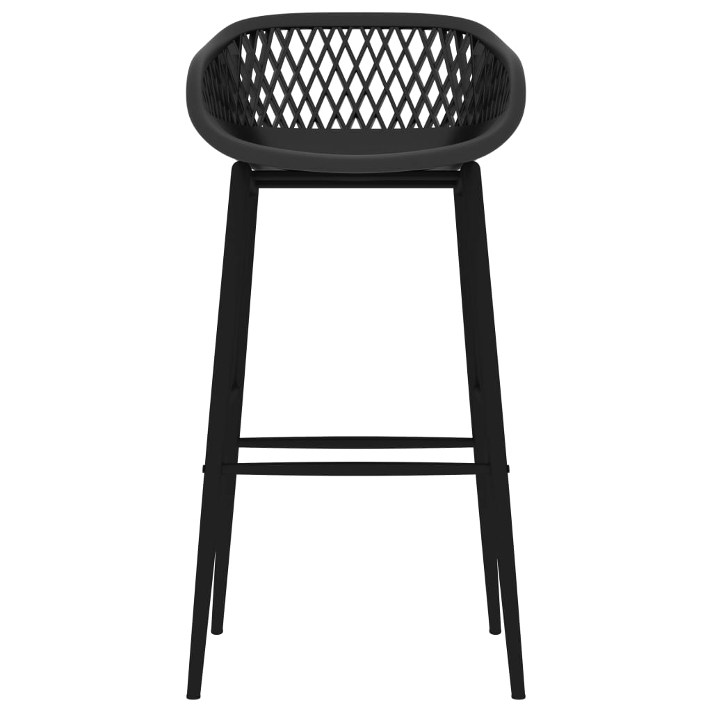vidaXL 5-tlg. Bar-Set Schwarz
