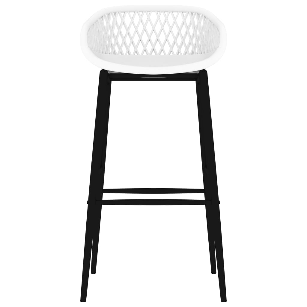 vidaXL 5-tlg. Bar-Set Schwarz und Weiß