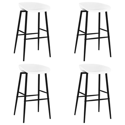 vidaXL 5-tlg. Bar-Set Schwarz und Weiß