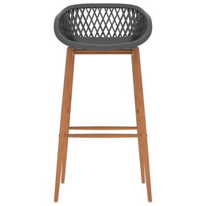 7-tlg. Bar-Set Schwarz und Grau