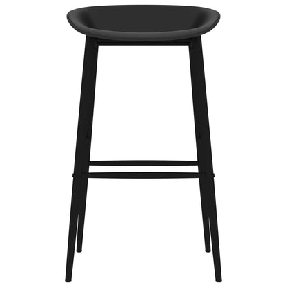 vidaXL Ensemble de bar 7 pcs Noir