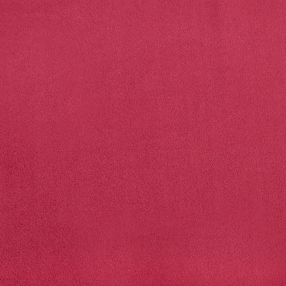 vidaXL Chaises de salle à manger 2 pcs Velours rouge bordeaux