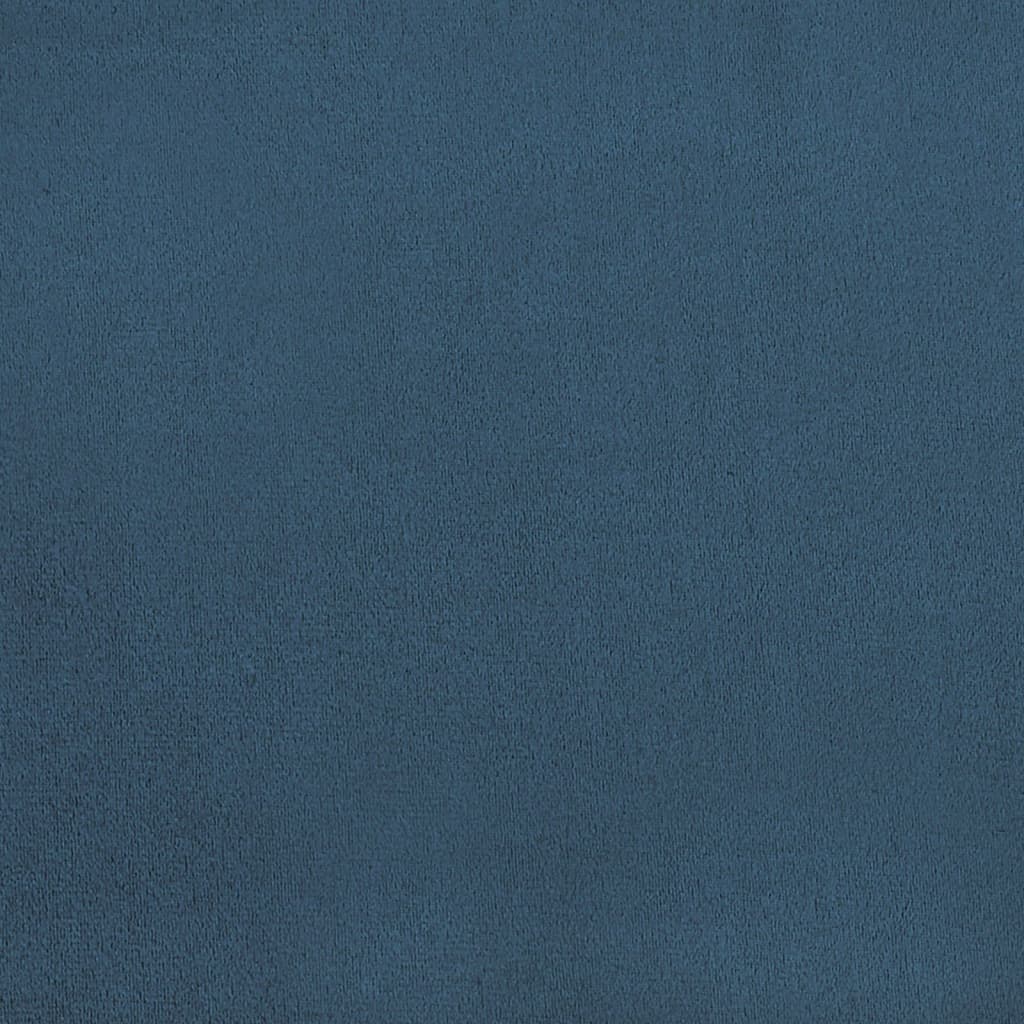 vidaXL Esszimmerstühle 2 Stk. Blau Samt