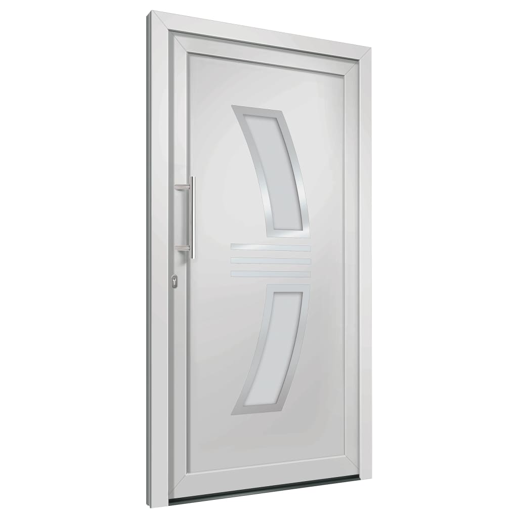 vidaXL Haustür Weiß 98x208 cm