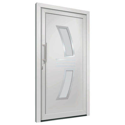 vidaXL Haustür Weiß 98x208 cm