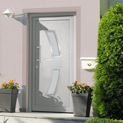 vidaXL Haustür Weiß 98x208 cm