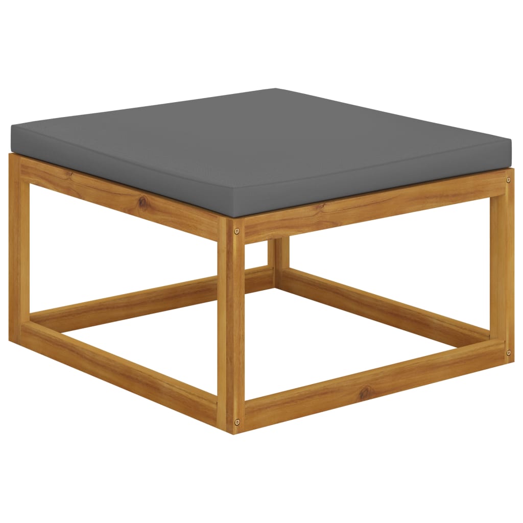 vidaXL 4-tlg. Garten-Lounge-Set mit Auflagen Massivholz Akazie