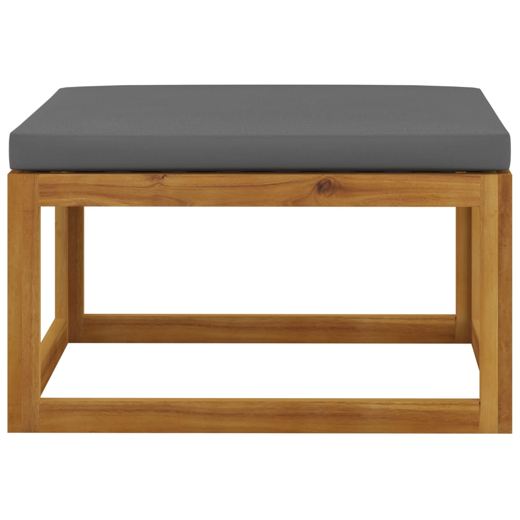 vidaXL Ensemble de salon de jardin 4 pcs avec coussins Bois d'acacia massif