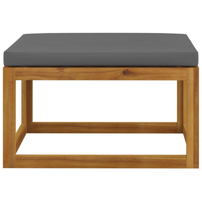 vidaXL Ensemble de salon de jardin 4 pcs avec coussins Bois d'acacia massif