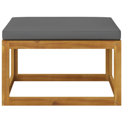 vidaXL Ensemble de salon de jardin 4 pcs avec coussins Bois d'acacia massif