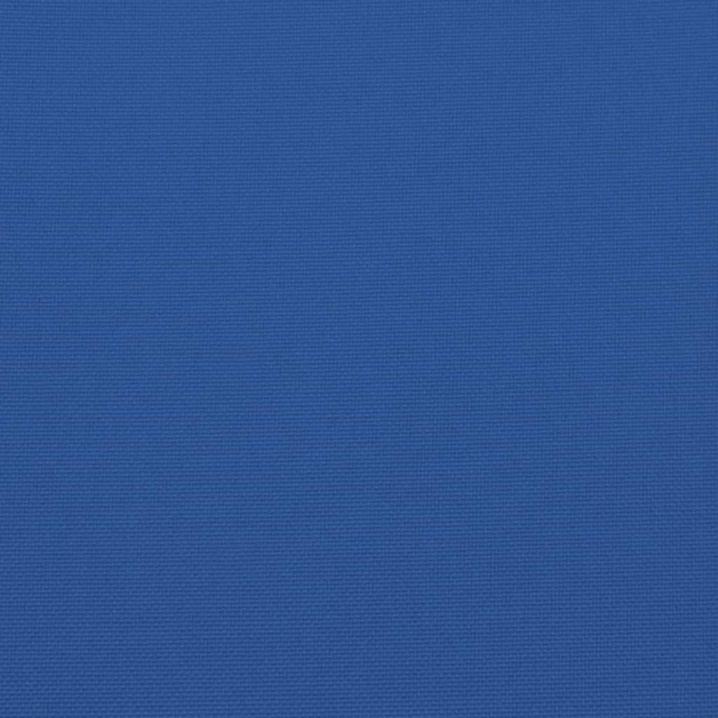 Stuhlkissen 4 Stk. Blau 40x40x7 cm Oxford-Gewebe