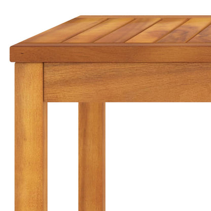 vidaXL Salon de jardin 4 pièces avec coussins Crème Bois d'acacia massif