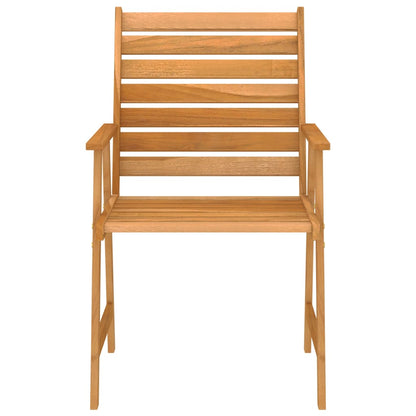 vidaXL 5-tlg. Garten-Essgruppe Massivholz Akazie