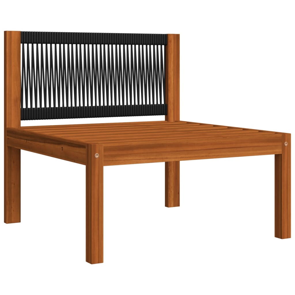 vidaXL Salon de jardin 5 pcs avec coussins Crème 63 x 63 cm