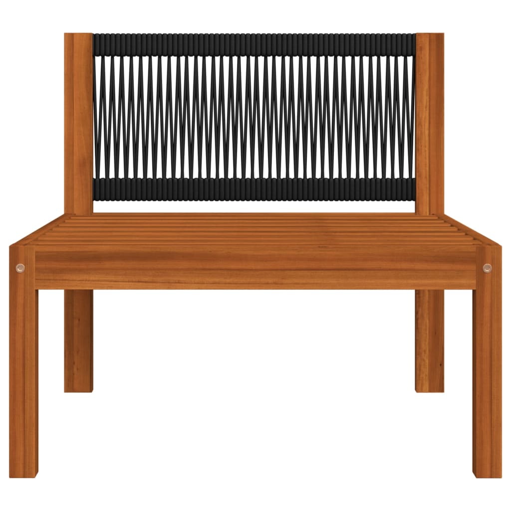 vidaXL Salon de jardin 5 pcs avec coussins Crème 63 x 63 cm