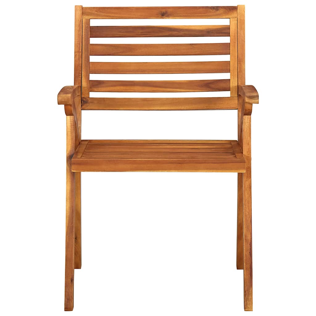 vidaXL 5-teiliges Garten-Ess-Set 150 x 90 cm Massivholz Akazie