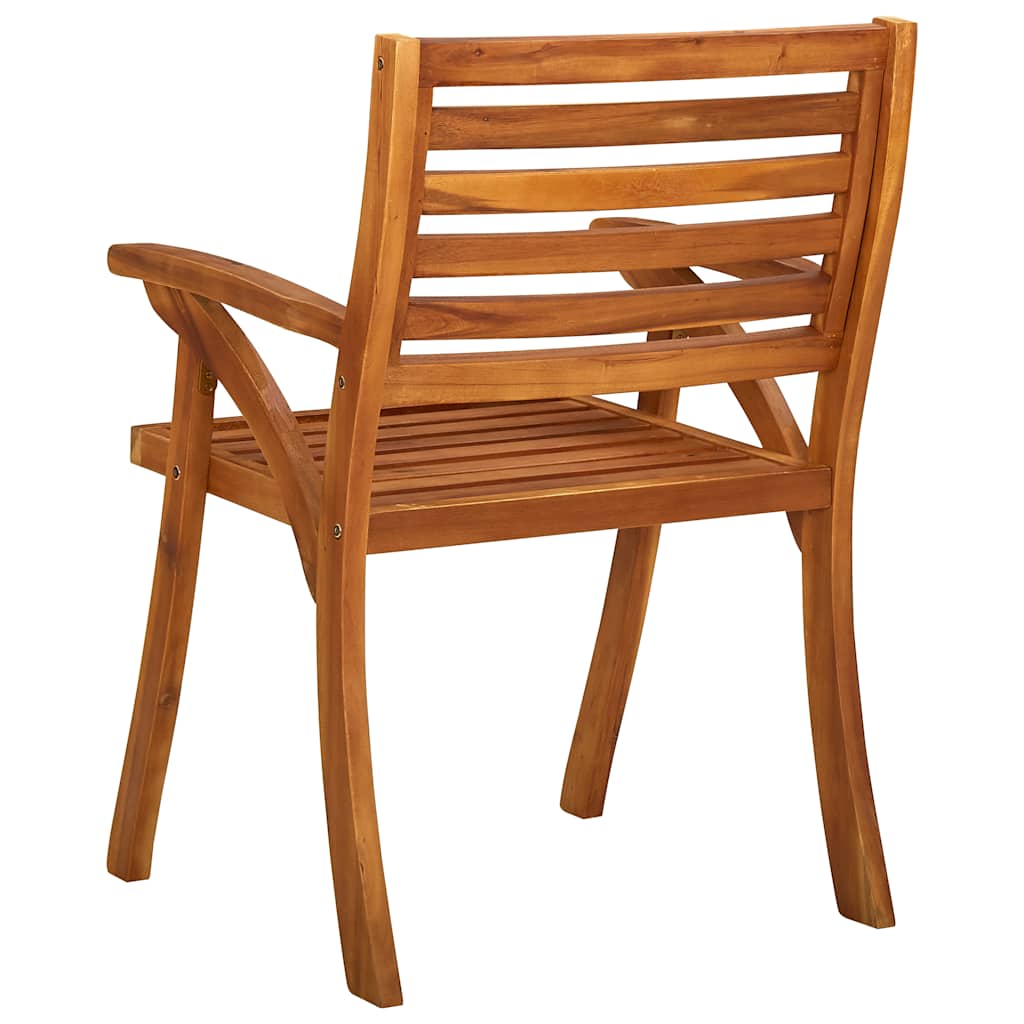 vidaXL 5-teiliges Garten-Ess-Set 150 x 90 cm Massivholz Akazie