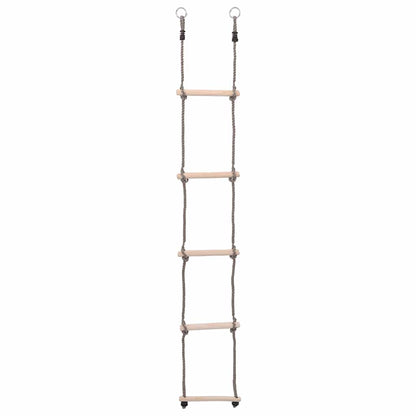 vidaXL 5-Stufen-Leiter 210 cm Kiefer Massivholz