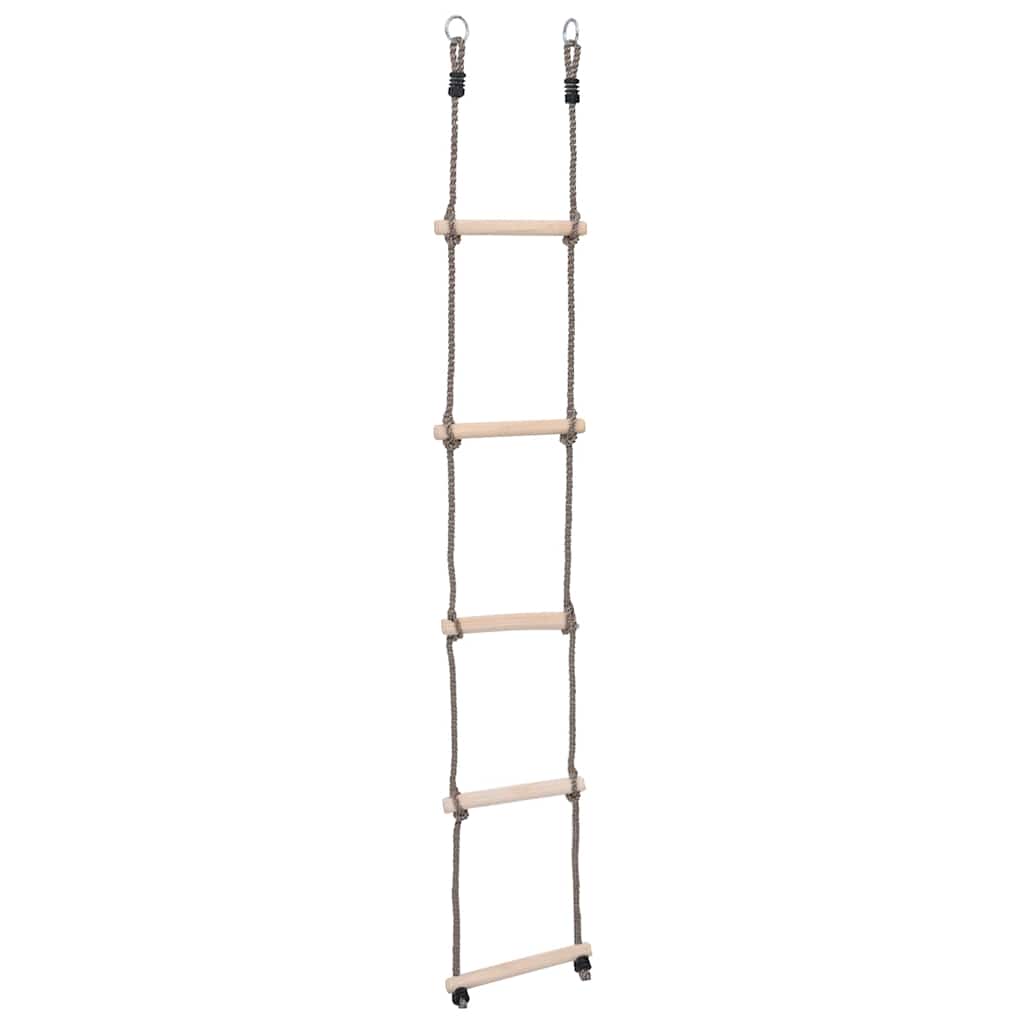 vidaXL 5-Stufen-Leiter 210 cm Kiefer Massivholz