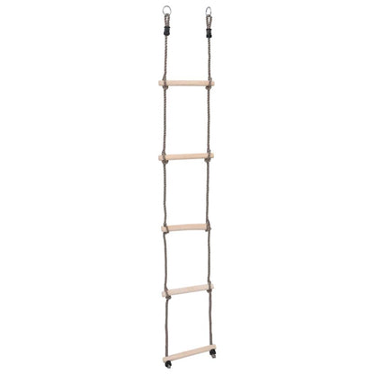 vidaXL 5-Stufen-Leiter 210 cm Kiefer Massivholz