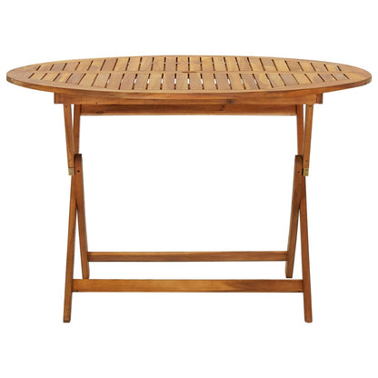 vidaXL Klappbarer Gartentisch 120 cm Massivholz Akazie