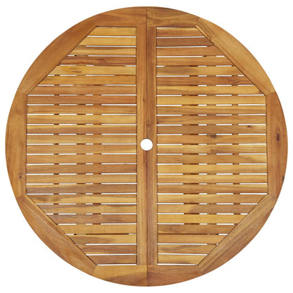 vidaXL Klappbarer Gartentisch 120 cm Massivholz Akazie