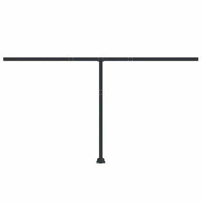 vidaXL Stützen für Markisen Anthrazit 450x245 cm Eisen