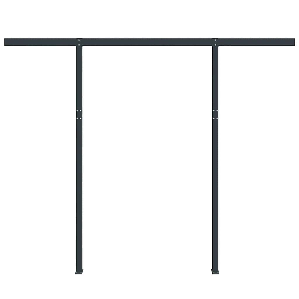 vidaXL Stützen für Markisen Anthrazit 300x245 cm Eisen