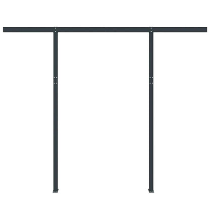 vidaXL Stützen für Markisen Anthrazit 300x245 cm Eisen