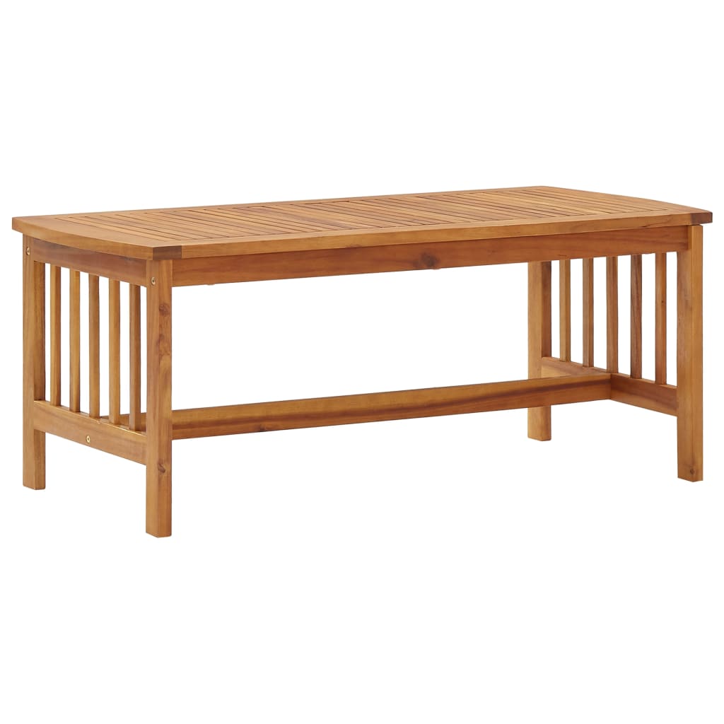 vidaXL 4-tlg. Garten-Lounge-Set mit Auflagen Massivholz Akazie