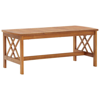 vidaXL 4-tlg. Garten-Lounge-Set mit Auflagen Massivholz Akazie