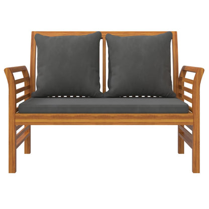 vidaXL Salon de jardin 4 pcs avec coussins Bois d'acacia massif