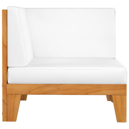 vidaXL Ensemble de mobilier de jardin 4 pcs avec coussins Bois d'acacia massif