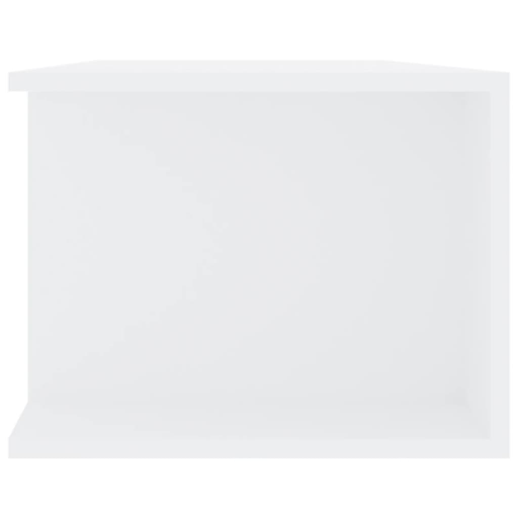 vidaXL TV-Schrank mit LED-Leuchten Weiß 135x39x30 cm