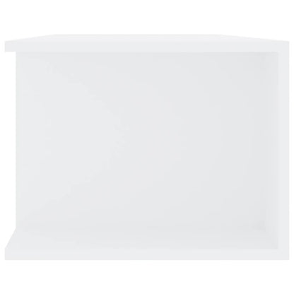 vidaXL TV-Schrank mit LED-Leuchten Weiß 135x39x30 cm