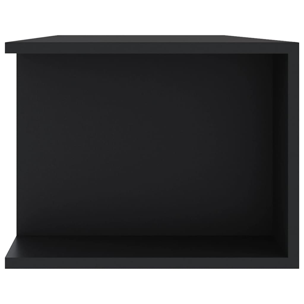 Meuble TV vidaXL avec lumières LED noir 135x39x30 cm