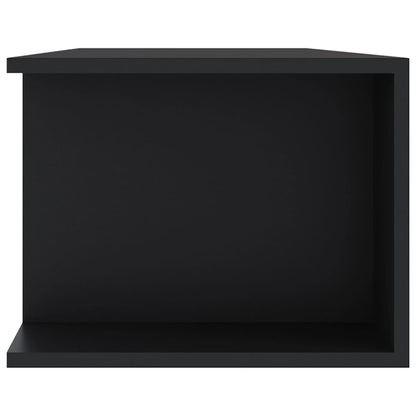 Meuble TV vidaXL avec lumières LED noir 135x39x30 cm