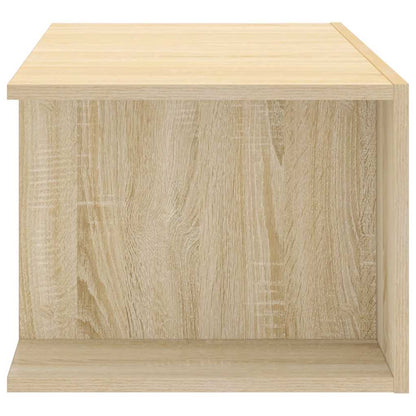 Meuble TV vidaXL avec lumières LED chêne Sonoma 90x39x30 cm