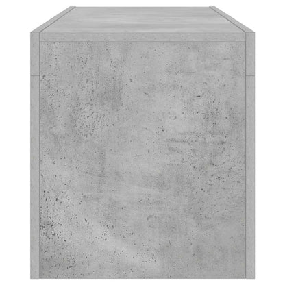 TV-Schrank mit LED-Beleuchtung Betongrau 120x35x40 cm