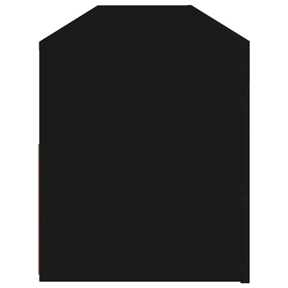 Meuble TV vidaXL avec lumières LED noir 120x35x40 cm