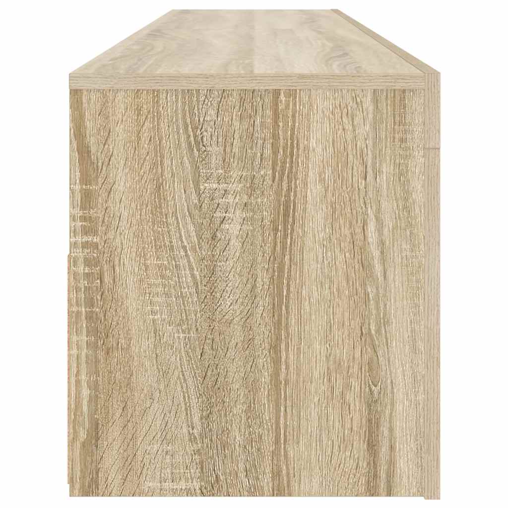 vidaXL TV-Schrank mit LED-Leuchten Sonoma-Eiche 120x35x40 cm