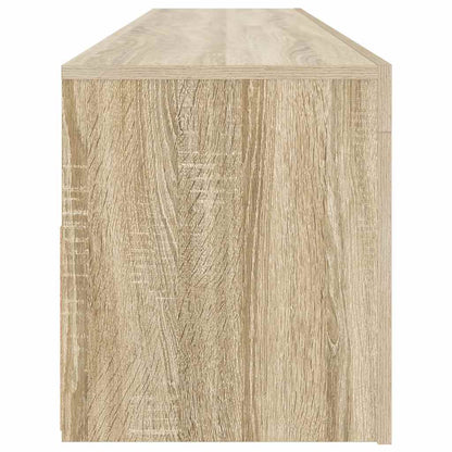 vidaXL TV-Schrank mit LED-Leuchten Sonoma-Eiche 120x35x40 cm