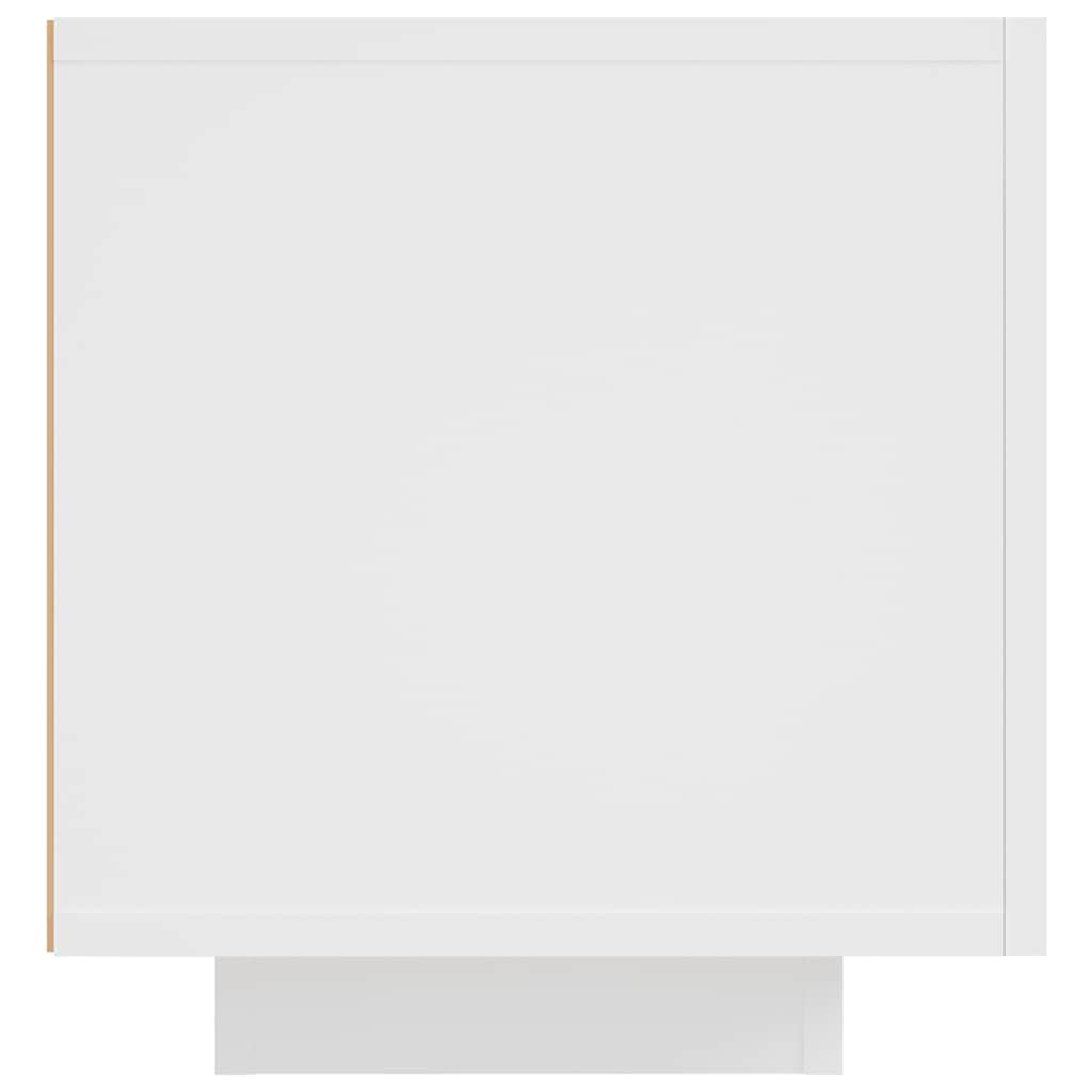 Meuble TV vidaXL avec lumières LED Blanc 160x35x40 cm
