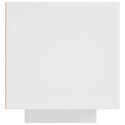 Meuble TV vidaXL avec lumières LED Blanc 160x35x40 cm