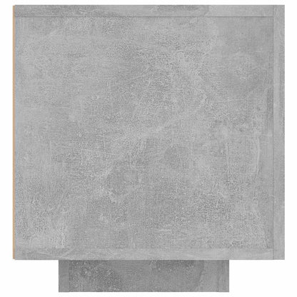 Meuble TV vidaXL avec éclairage LED Gris béton 160x35x40 cm